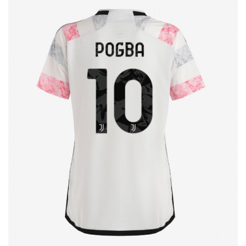 Dámy Fotbalový dres Juventus Paul Pogba #10 2023-24 Venkovní Krátký Rukáv